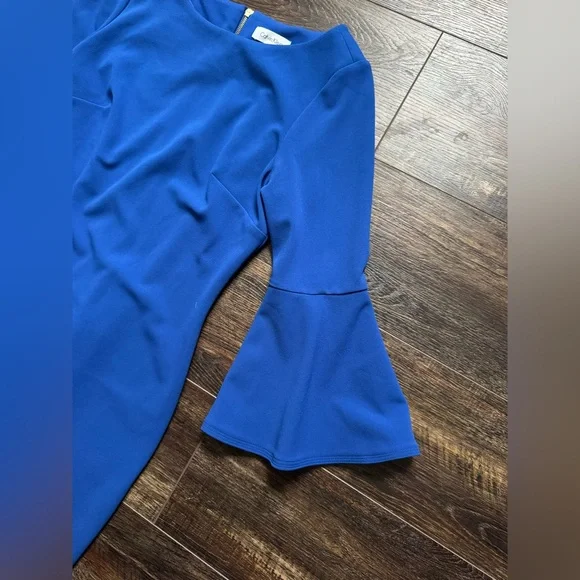 CALVIN KLEIN Cobalt Blue Dress 6 - Picture 6 of 10